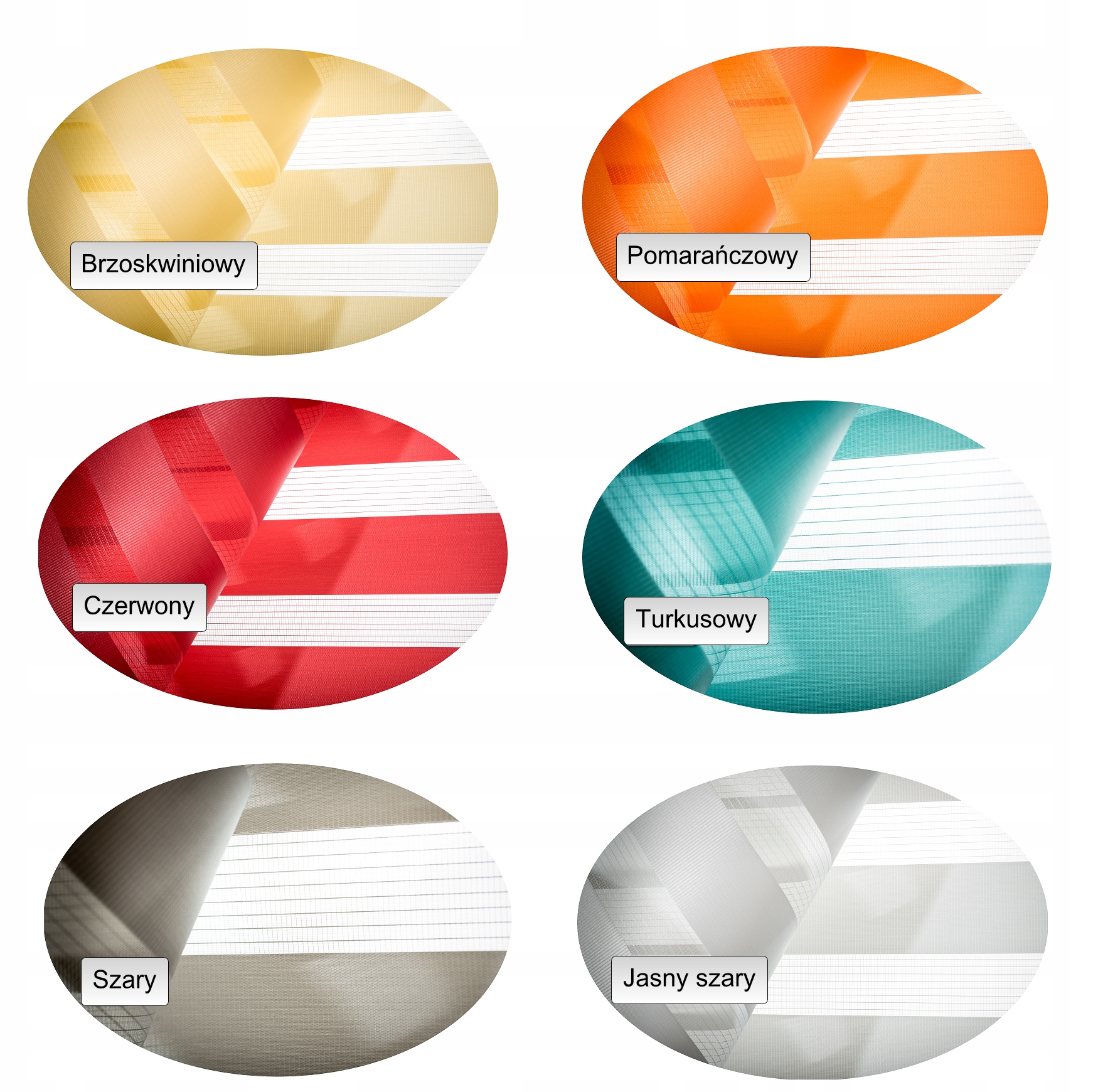 ROLETA DZIEŃ NOC 61 x215 cm WYBÓR KOLORÓW NAPINACZ Szerokość produktu 61 cm