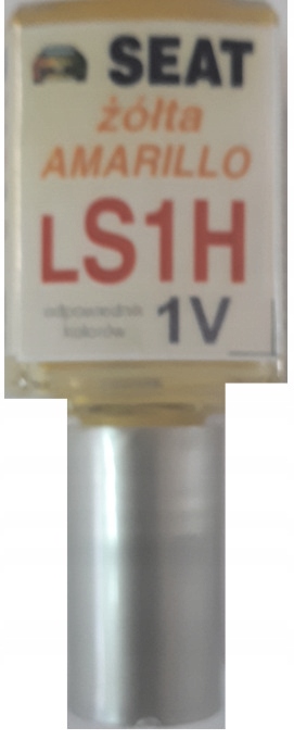 SEAT LS1H 1V ŻÓŁTA AMARILLO LAKIER ZAPRAWKA DO RYS
