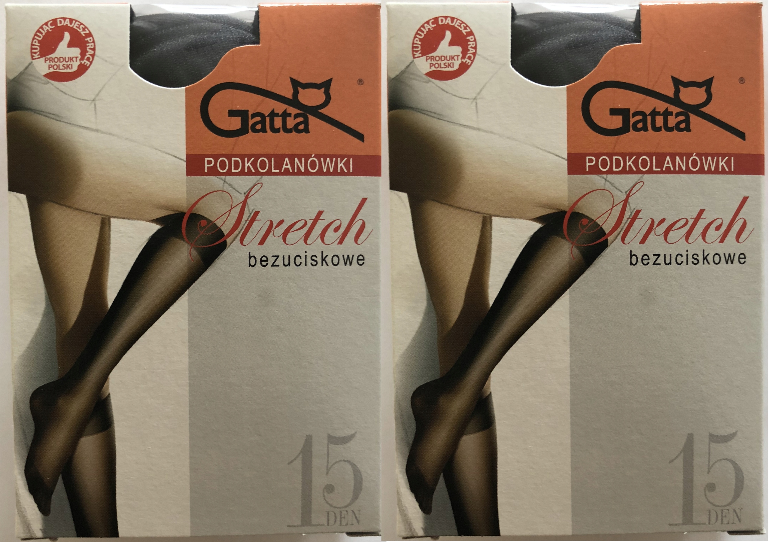 

h-b podkolanówki Gatta Strech 15DEN -4 Pary