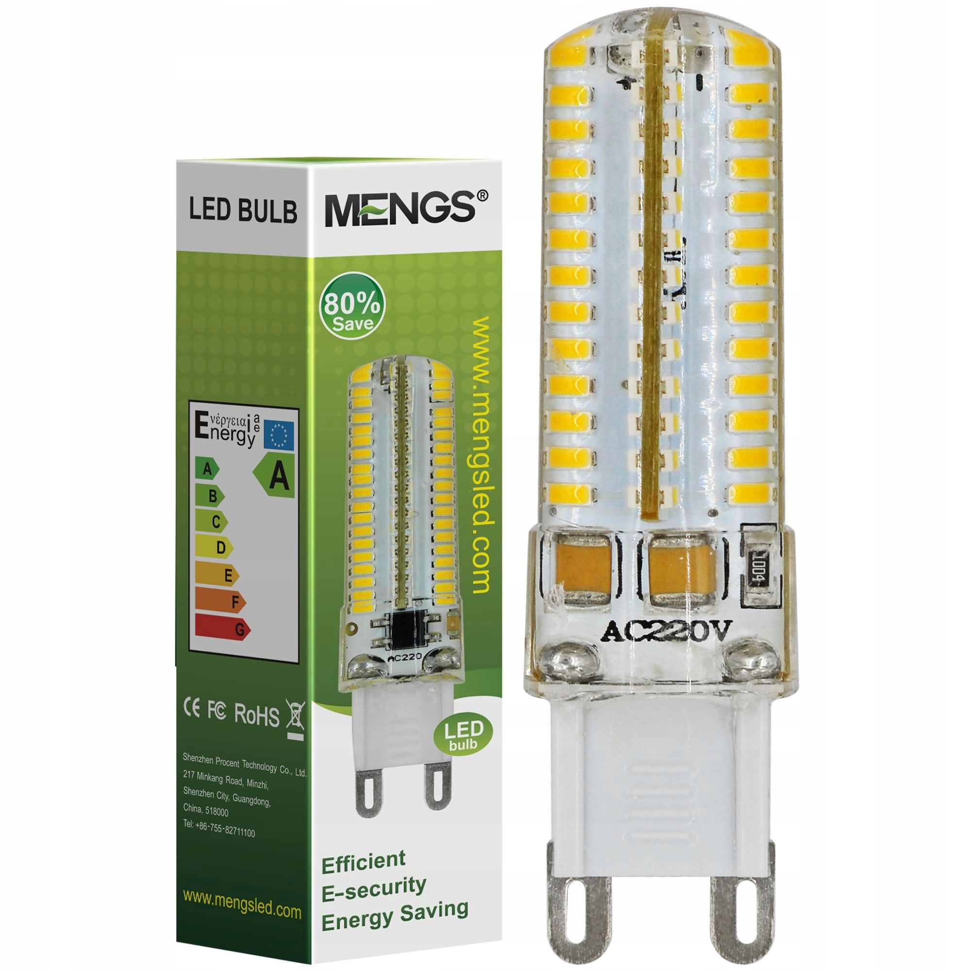 

Żarówka Led G9 5W=40W 104x 3014 Biały Ciepły