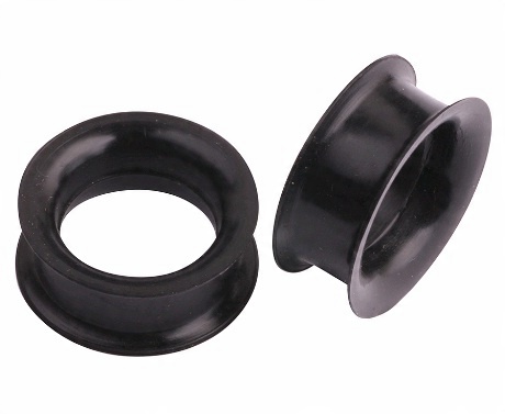 

Tunel Do Uszu Silikon Czarny Black 5MM