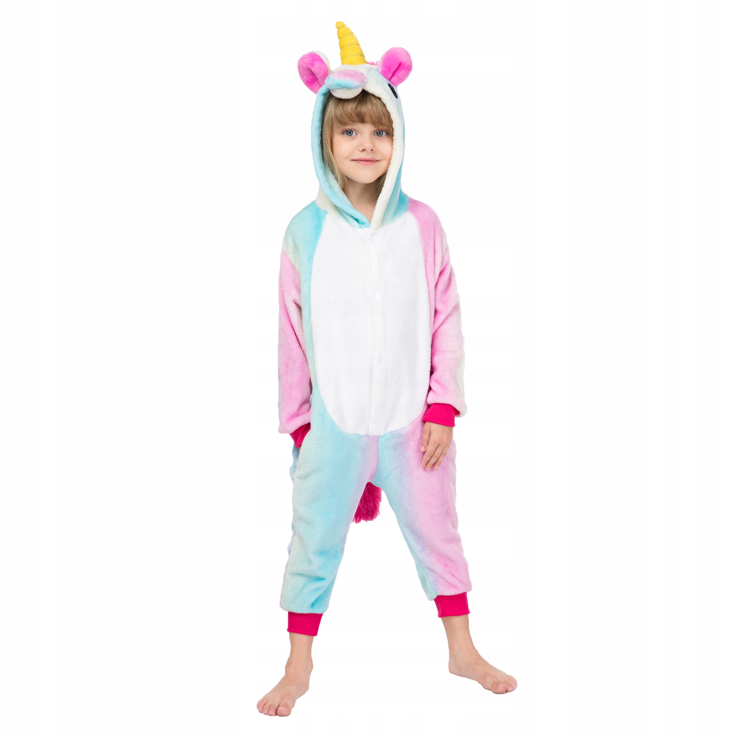 

Jednorożec Piżama Dzieci Kigurumi Onesie 140-150cm