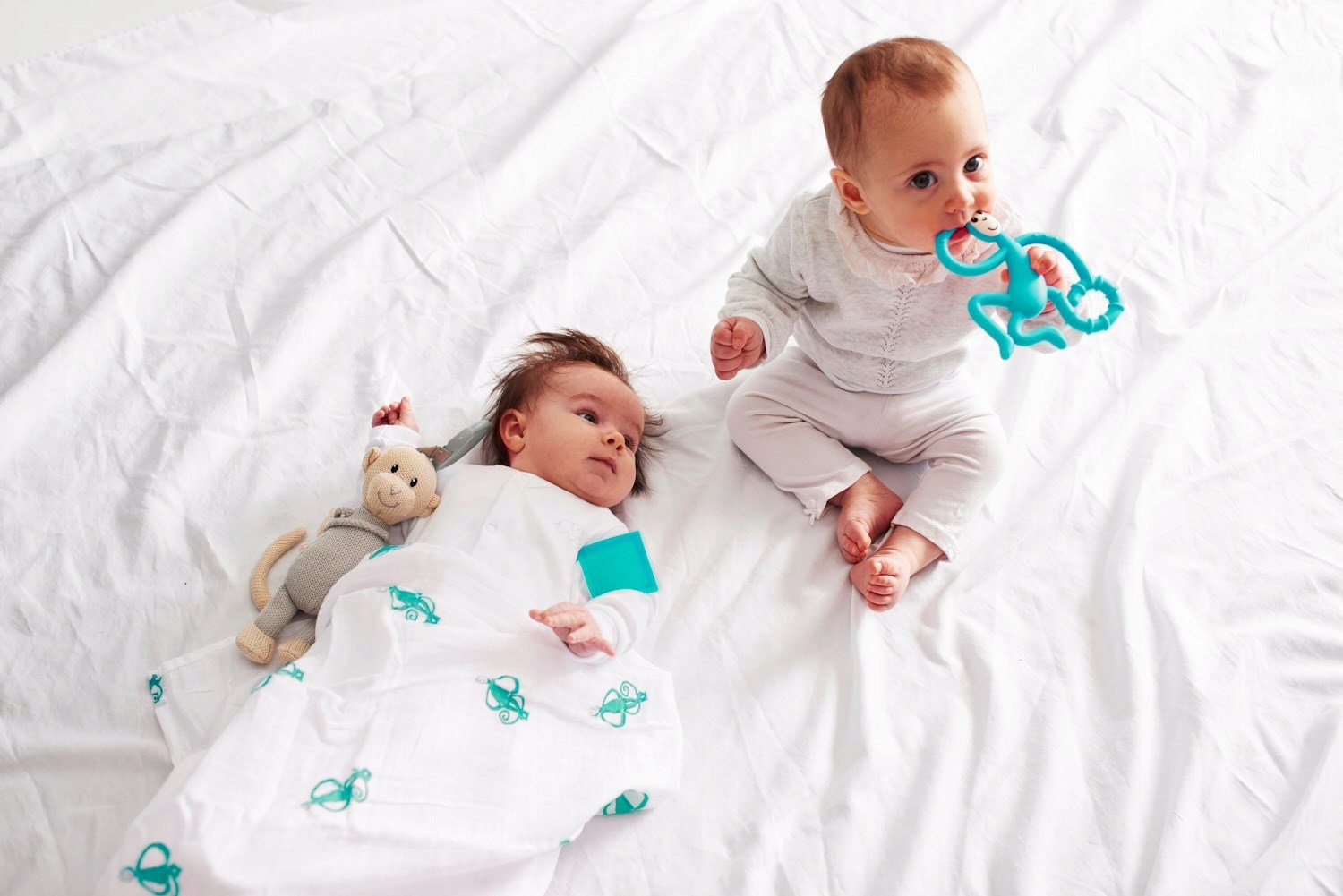 Matchstick Monkey CHWYTANIE ząbkowanie ZIELONY 0+ Wiek dziecka 0 +