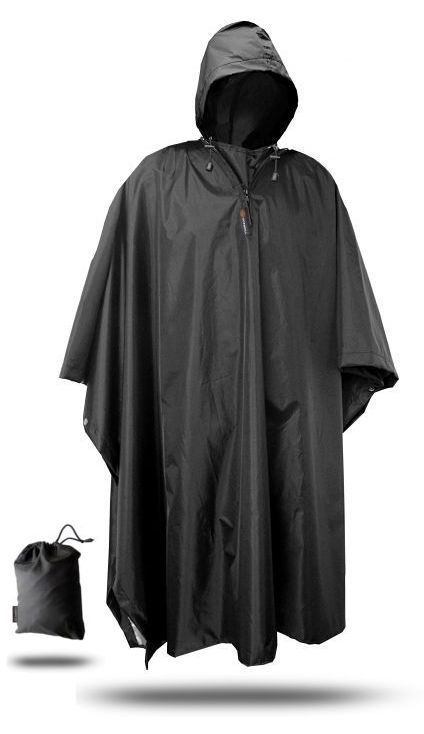 

Lekkie Poncho Płaszcz Przeciwdeszczowy r.M/L