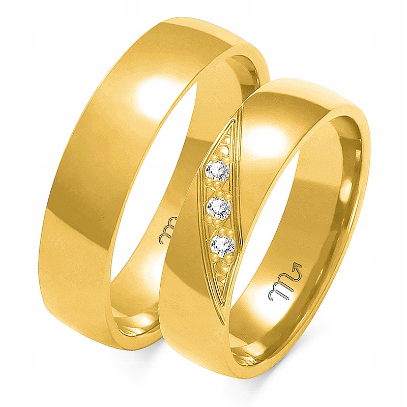 Zlaté Prsteny 14K 5 mm Brylant id A-160