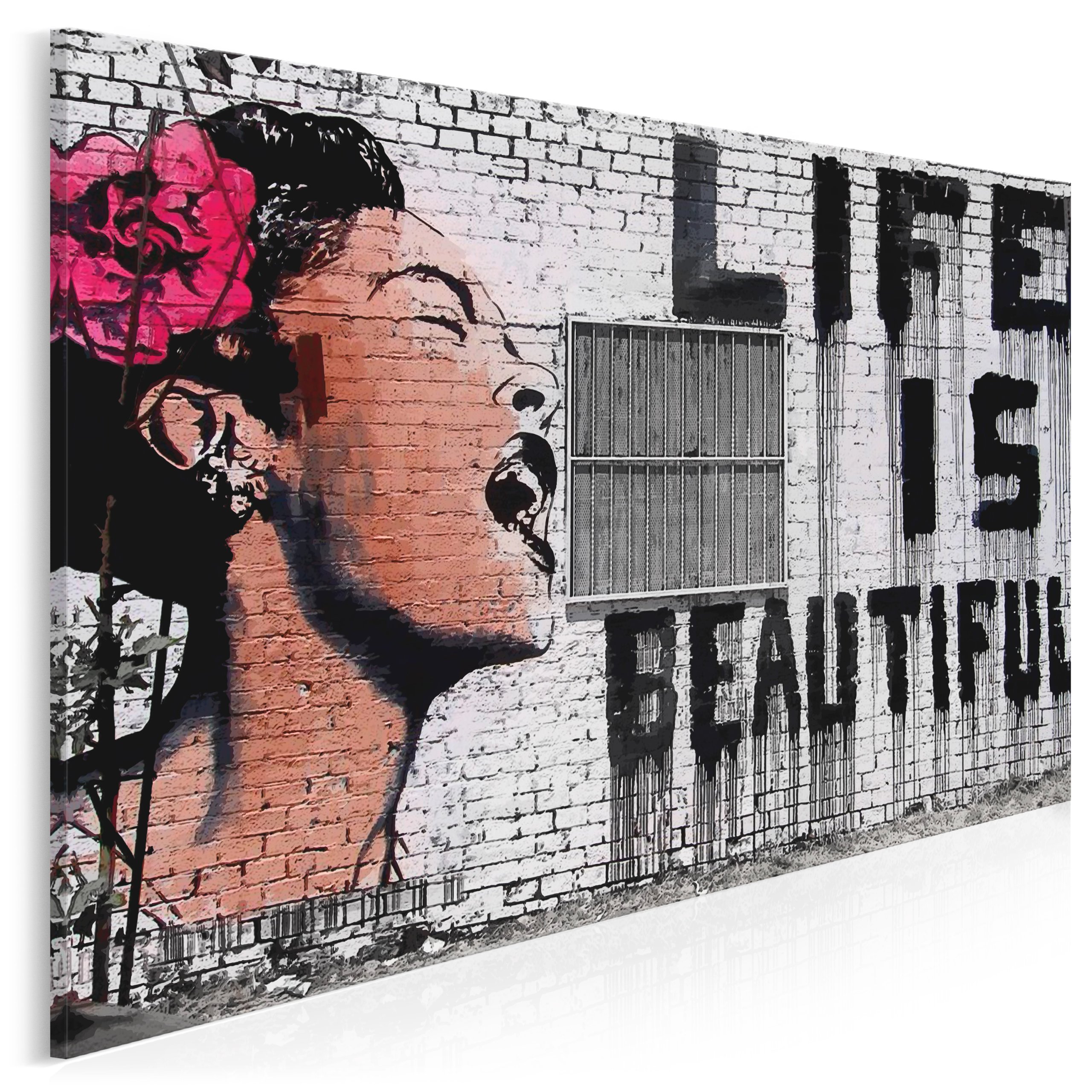 

20017 Q10 Obraz na płótnie Banksy Kobieta Life