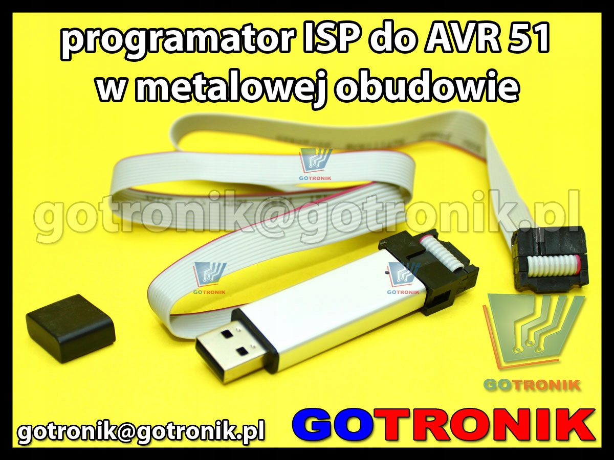 Programator ISP dla układów AVR 51w obudowie _|134 EAN (GTIN) 6096321872826