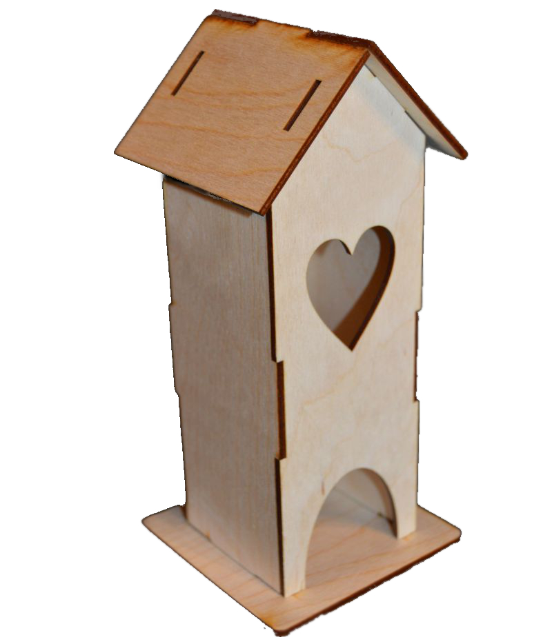 Domek Na Herbatę Herbaciarka Pojemnik Decoupage