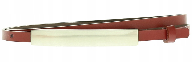 

Pasek damski do sukienki 1 cm Skórzany Chabrowy