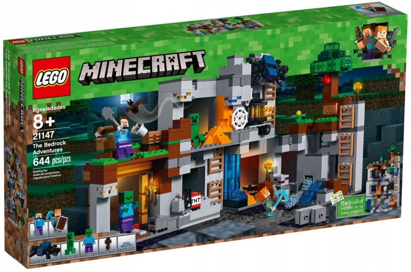 Lego 21147 Minecraft Dobrodružství v základním kameni