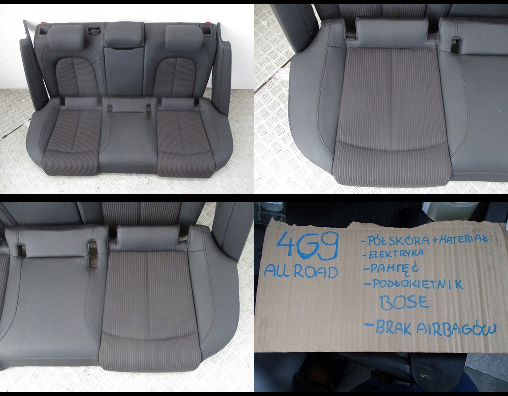 upholstery pol leather seats Audi A6 4G9 Kombi