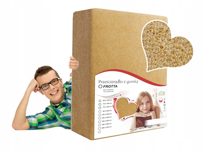 

Prześcieradło Solidne I Miękkie 120x200 Beżowe