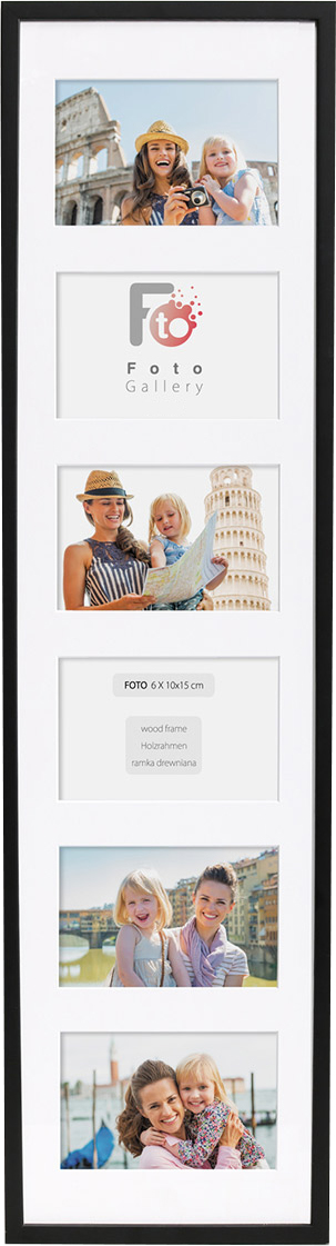 

Foto Galeria Na 6 Zdjęć A6 10x15 CM Ramka Czarna