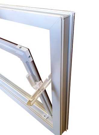 OKNO 800 x 800 ANTRACYT INWENTARSKIE PIWNICZNE Szerokość 800 mm