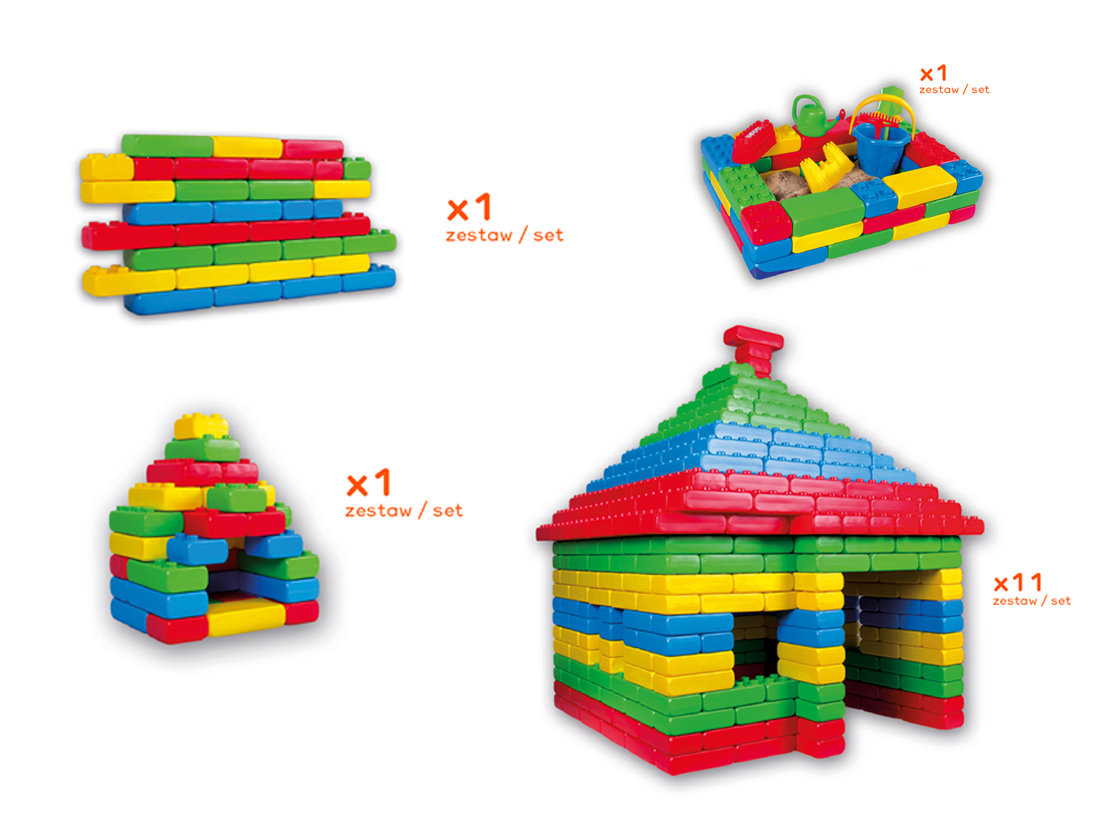 STATYBINIAI BRICS KALADĖLIAI DIDŽIAUSI KALADĖLIAI allegro! Detalių skaičius 33