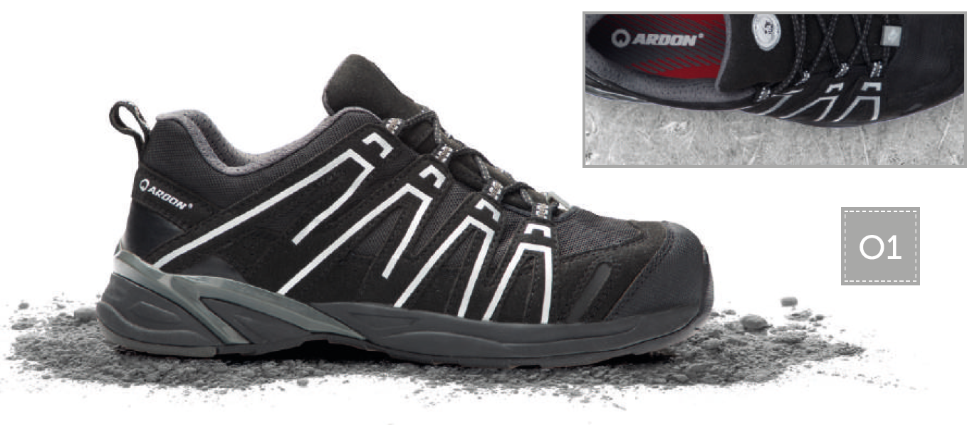 Lekkie Buty Robocze dla Mechanika Ardon Digger 43 Brand Ardon
