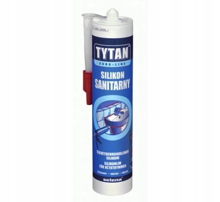 TYTAN SILIKON SANITARNY BIAŁY 280ml • 20,60 Zł • Silikony - Chemia ...