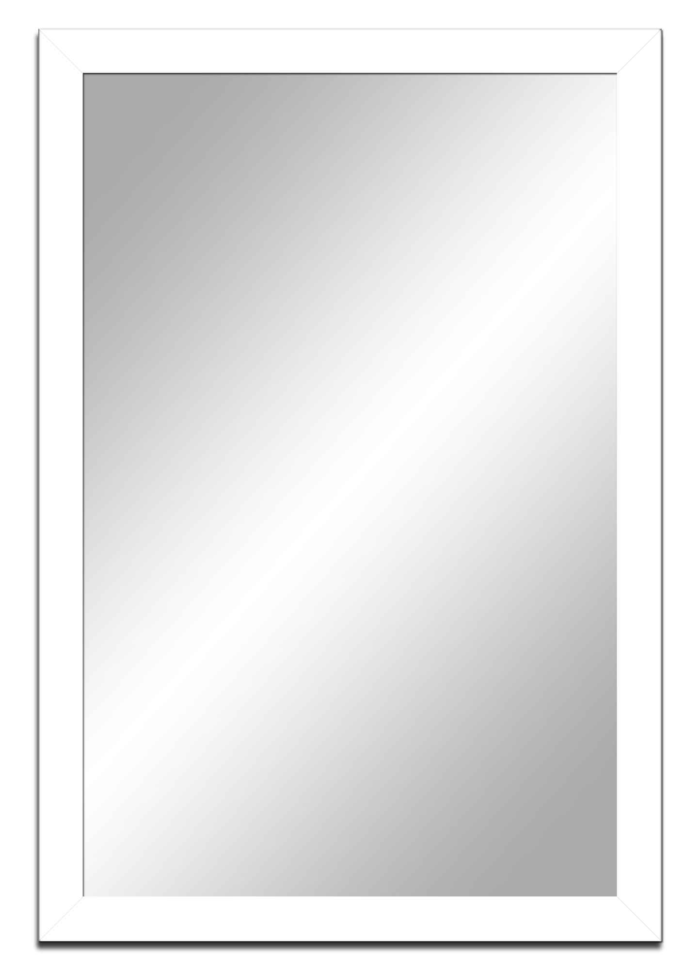 

Lustro Białe 57x47 cm Inne