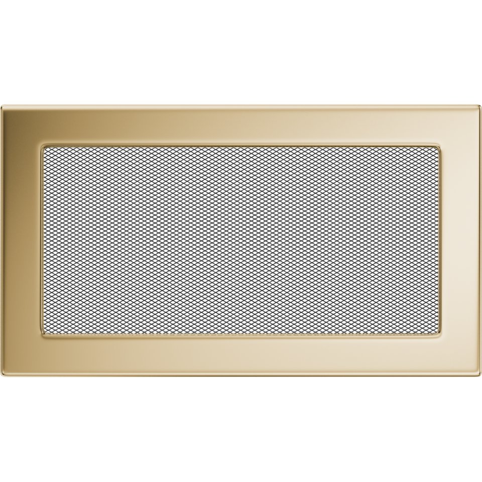 Krbová Mriežka 17x30 Pozlátená Ventilačná