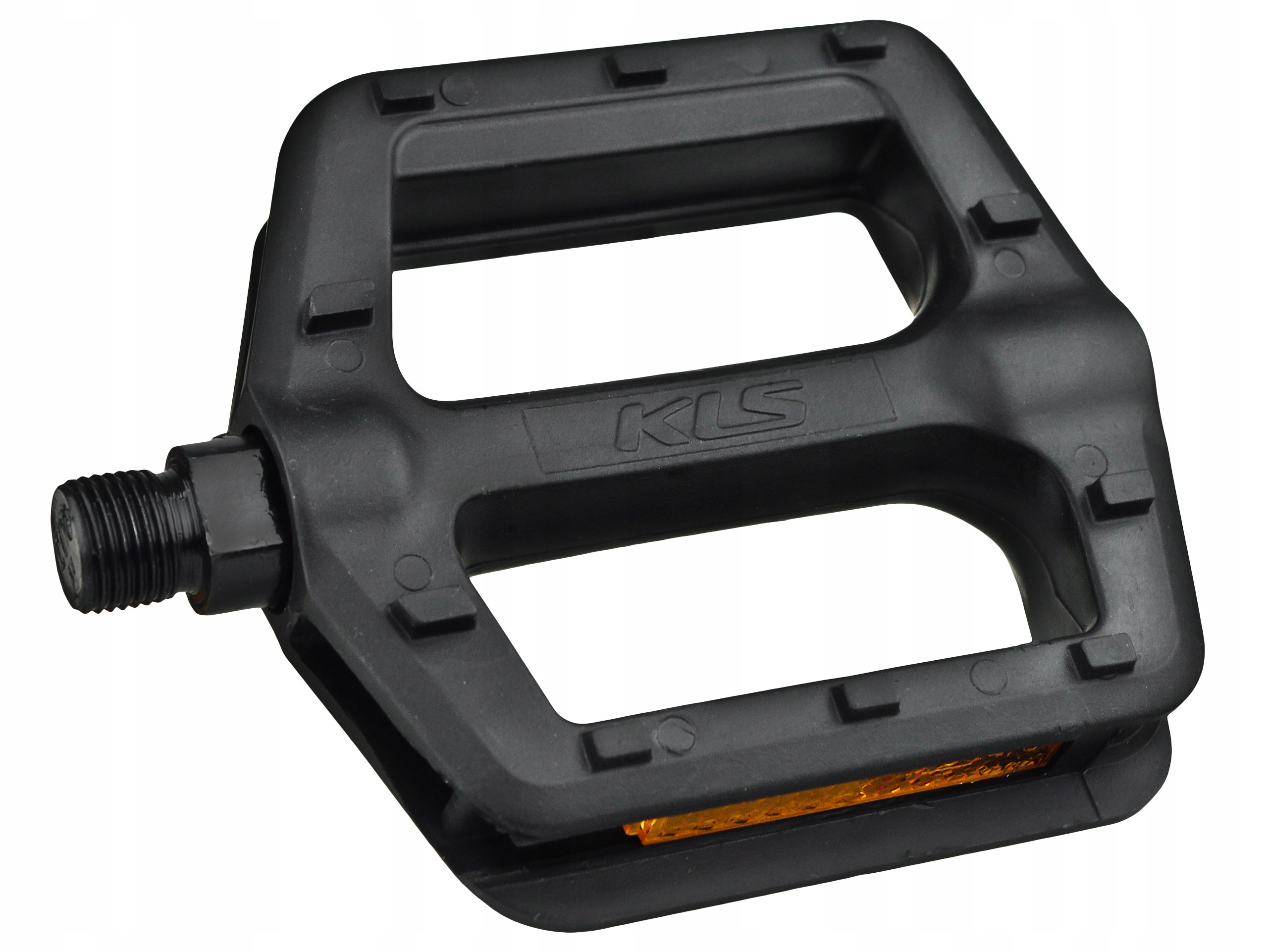 PEDAŁY ROWEROWE KELLYS FLAT 10 CZARNE PCV MIEJSKIE BMX Z ODBLASKAMI Model FLAT 10