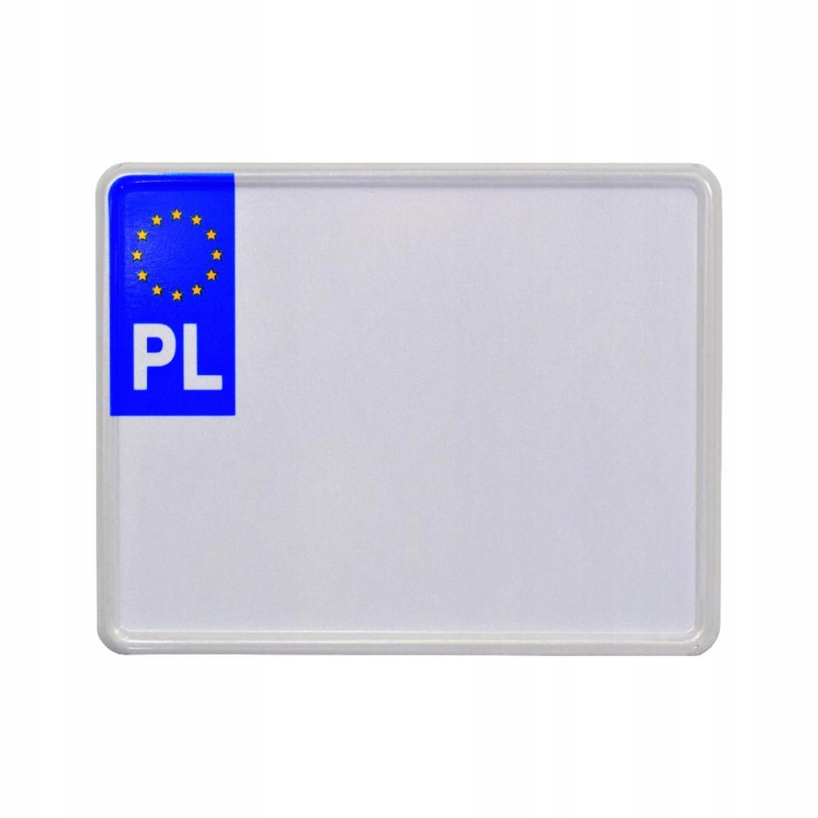 

Polska tablica motocyklowa ,mała, kwadratowa