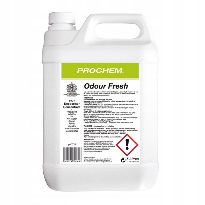 

Prochem B124 Odour Fresh zapach, neutralizator DE7
