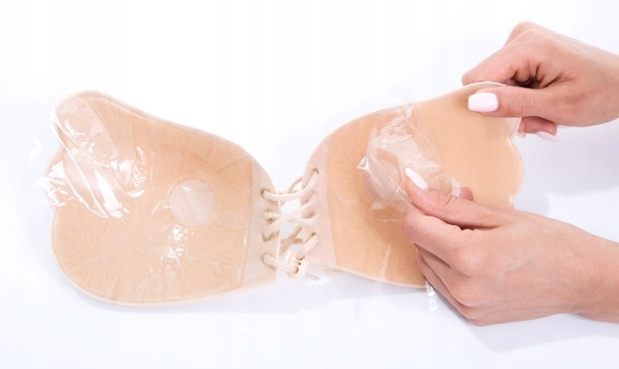 BIUSTONOSZ SAMONOŚNY Julimex BS-05 WOW! stanik wiązany efekt PUSH-UP - D Rozmiar D