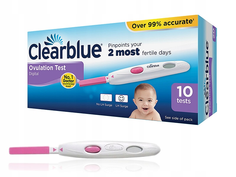 

Clearblue cyfrowy test owulacyjny 10szt