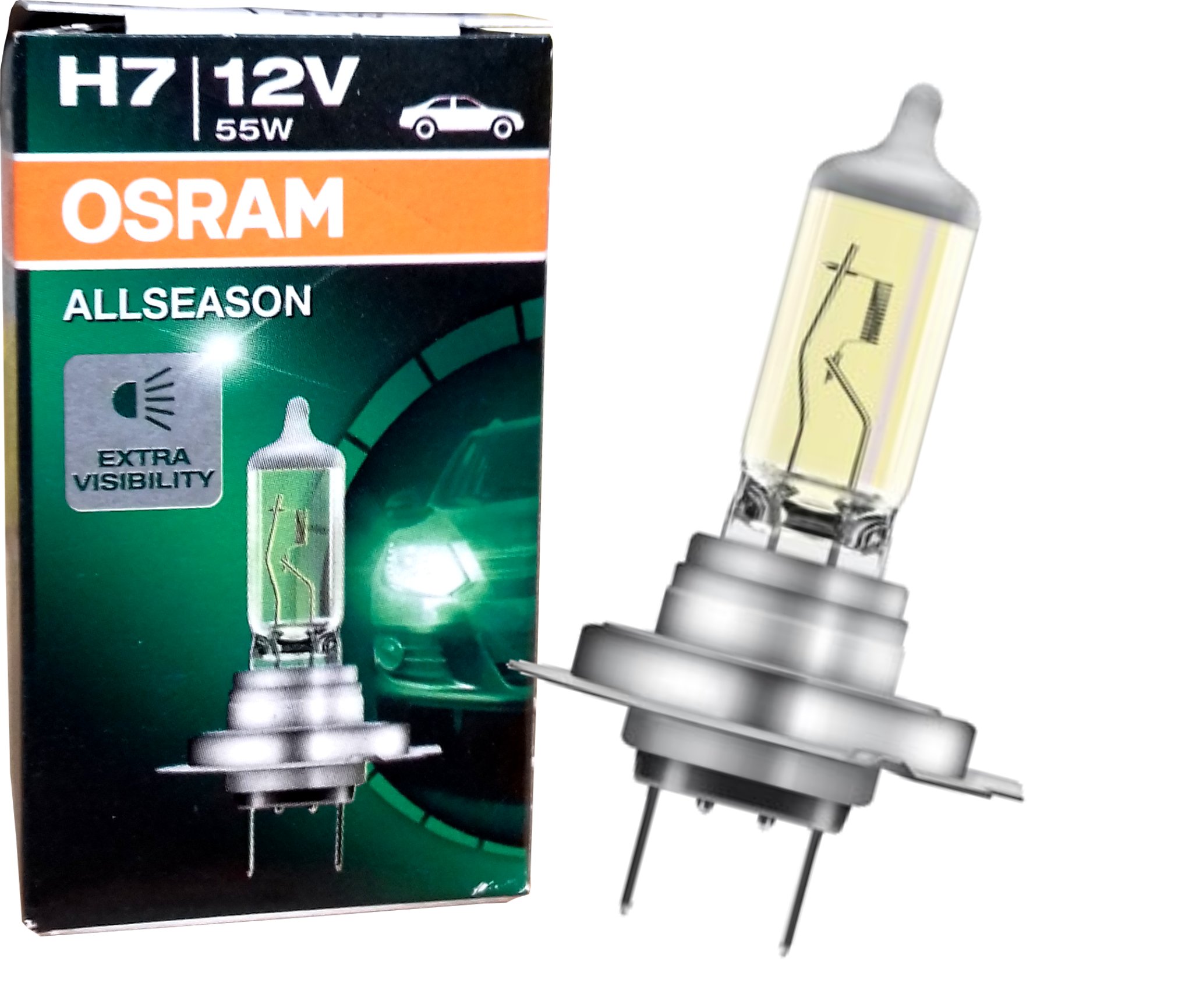 

żarówka Osram All Season Żółta H7 12V 55W 30