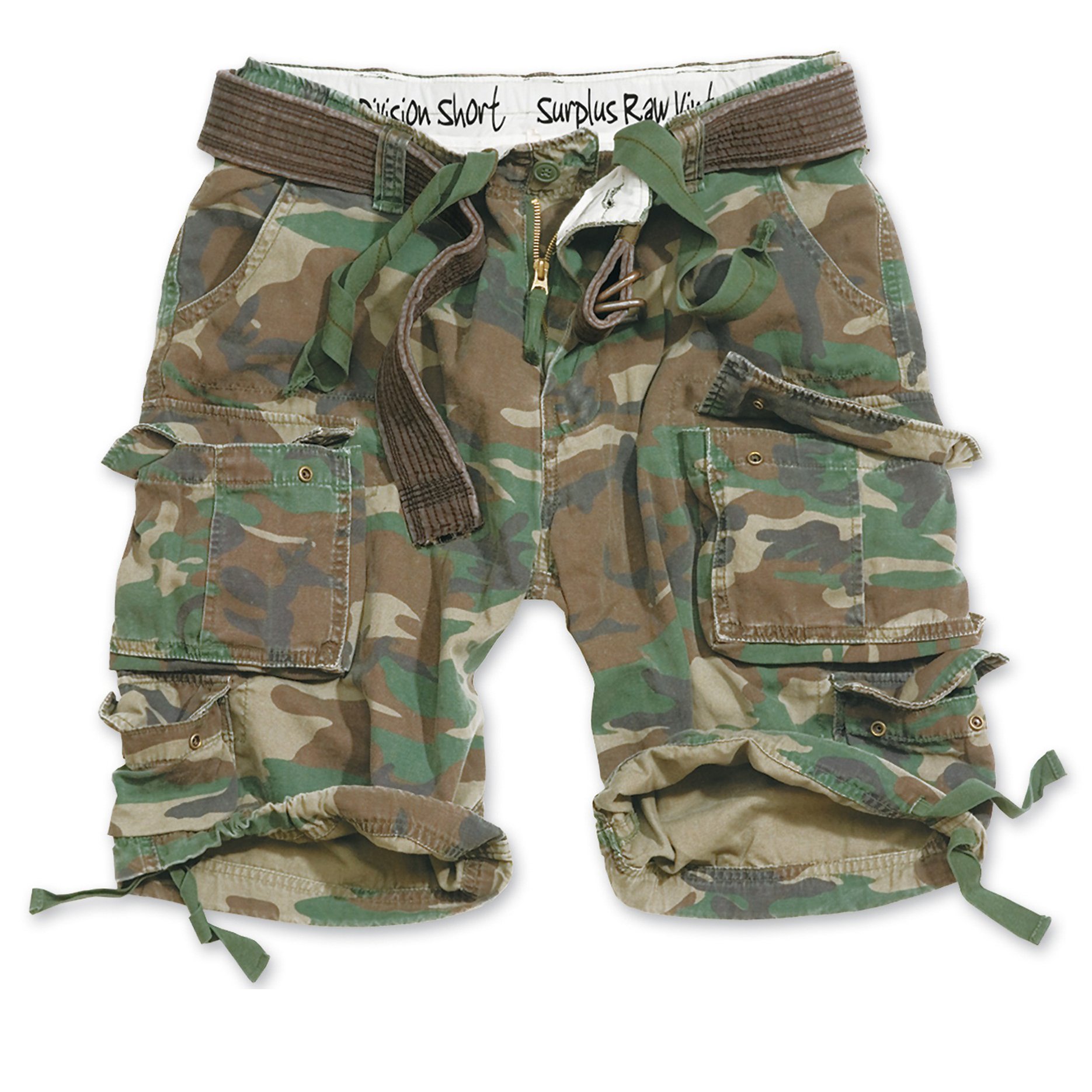 SURPLUS Spodenki Bojówki Division M65 Vintage XL Wzór dominujący bez wzoru