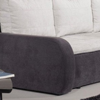 NOWOCZESNY narożnik z funkcją spania DAVOS 2 Głębokość mebla 182 cm