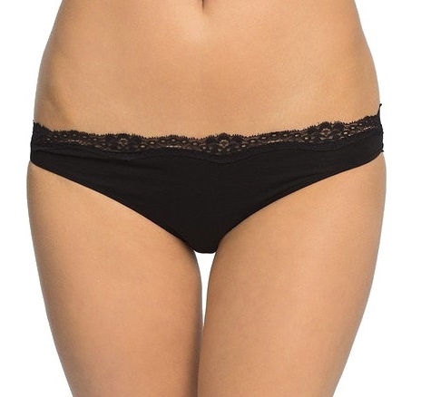 

2X Czarne Figi Mini Bikini Atlantic Czerń RCP014 L