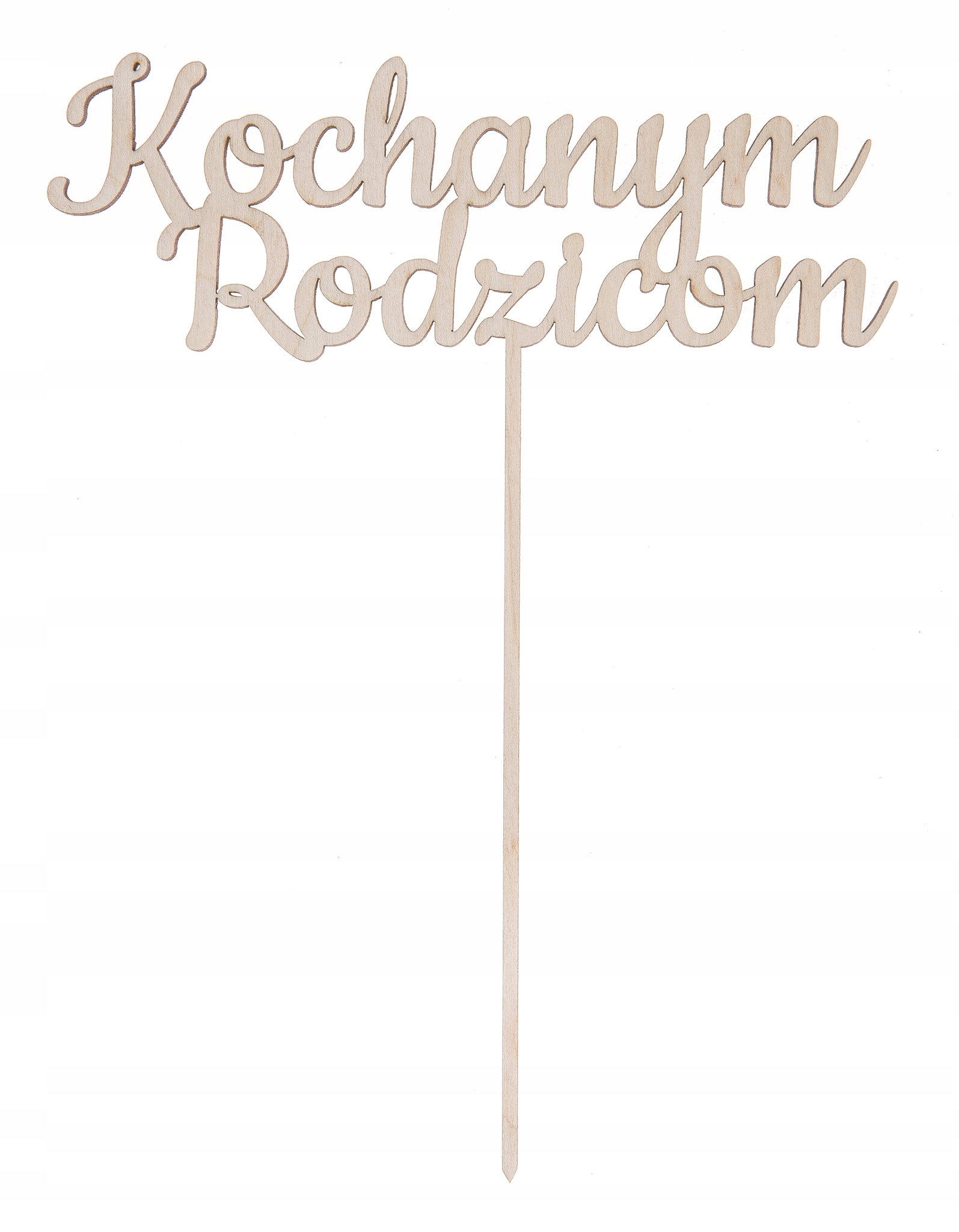 

Napis ozdoba Kochanym Rodzicom podziękowania dekor