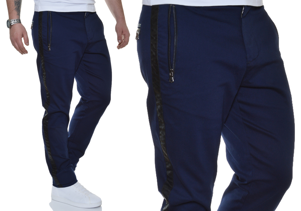 Pánské kalhoty Mondo Casual Lampas Zámky Dárek