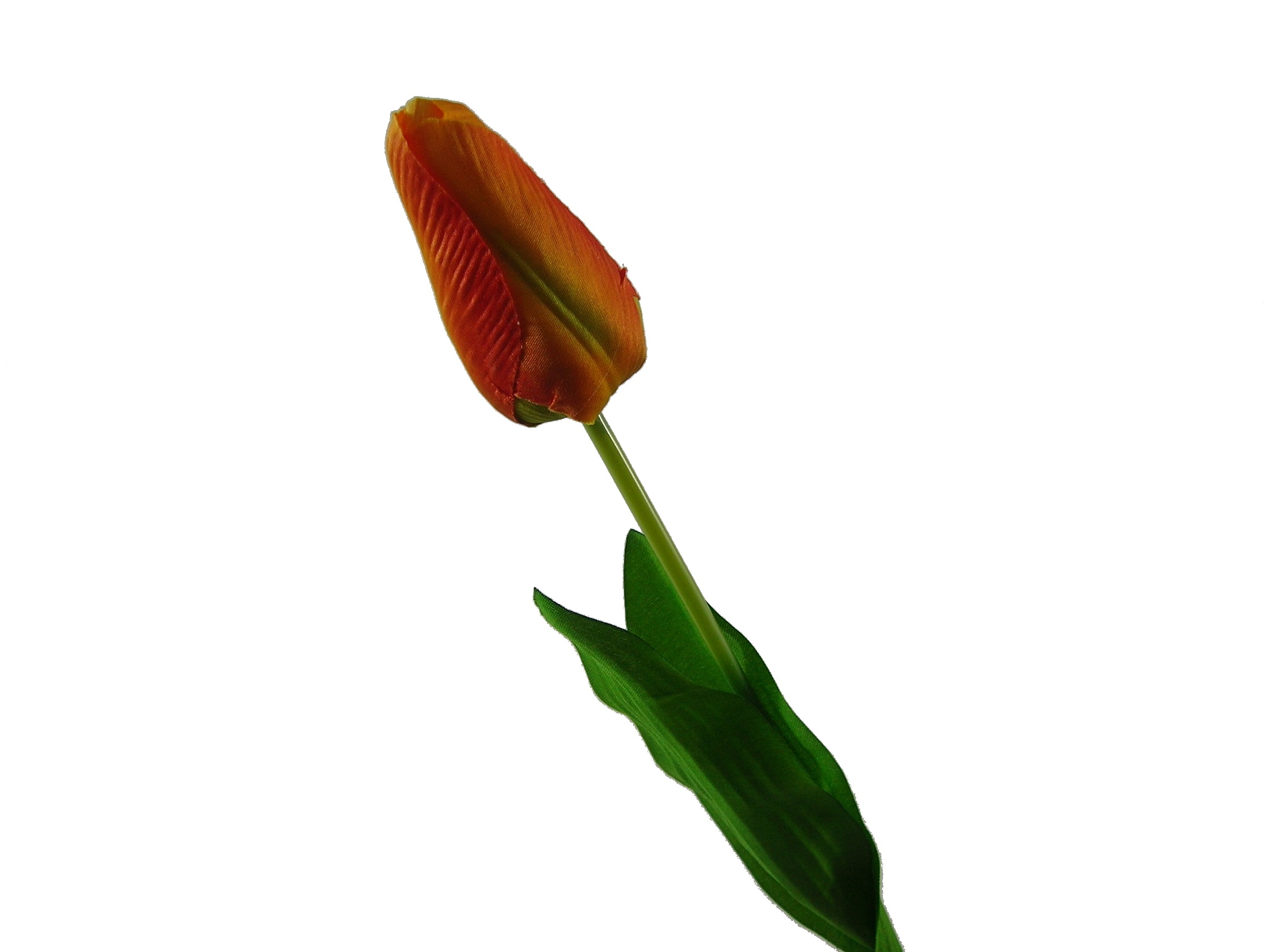 

Sztuczne Kwiaty Tulipany Tulipan Pomarańcz Gałązka