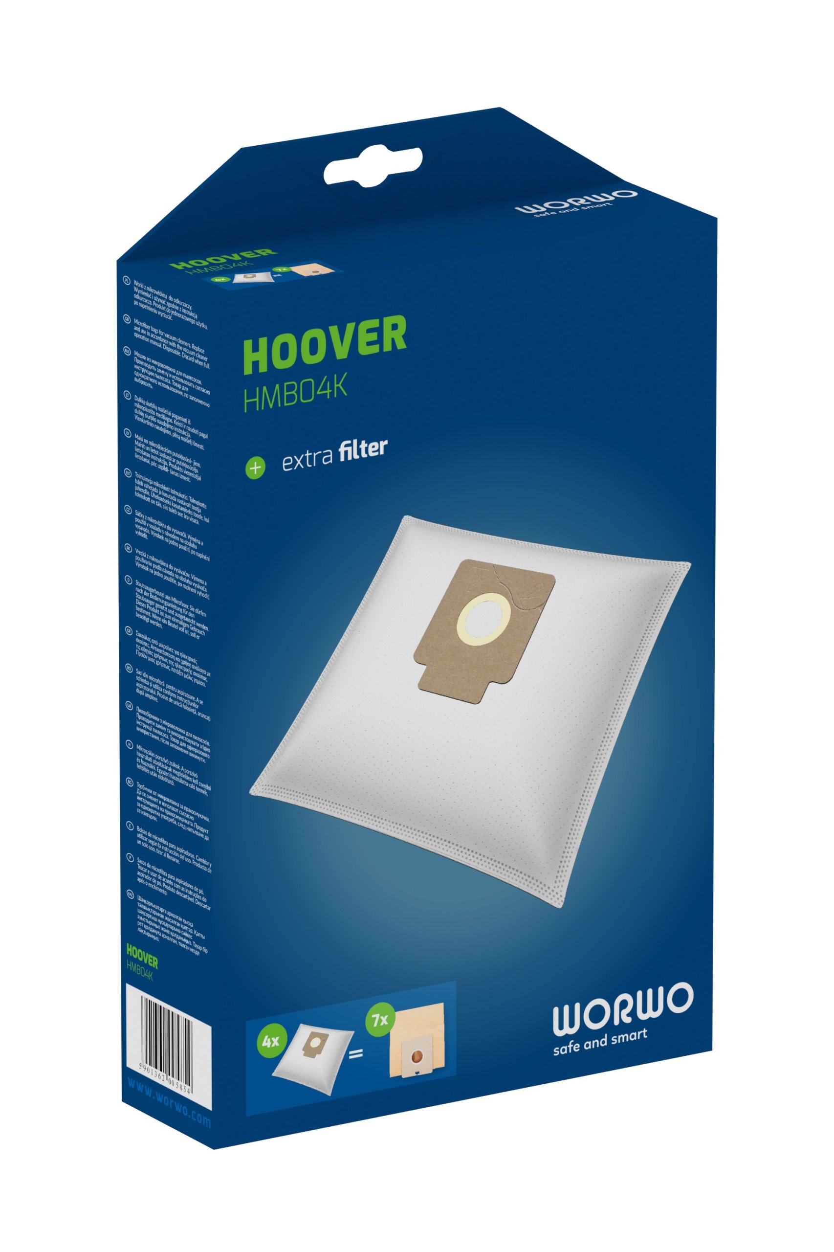 

Hoover Brave BV30 BV71 Worki Do Odkurzacza 4 Szt.