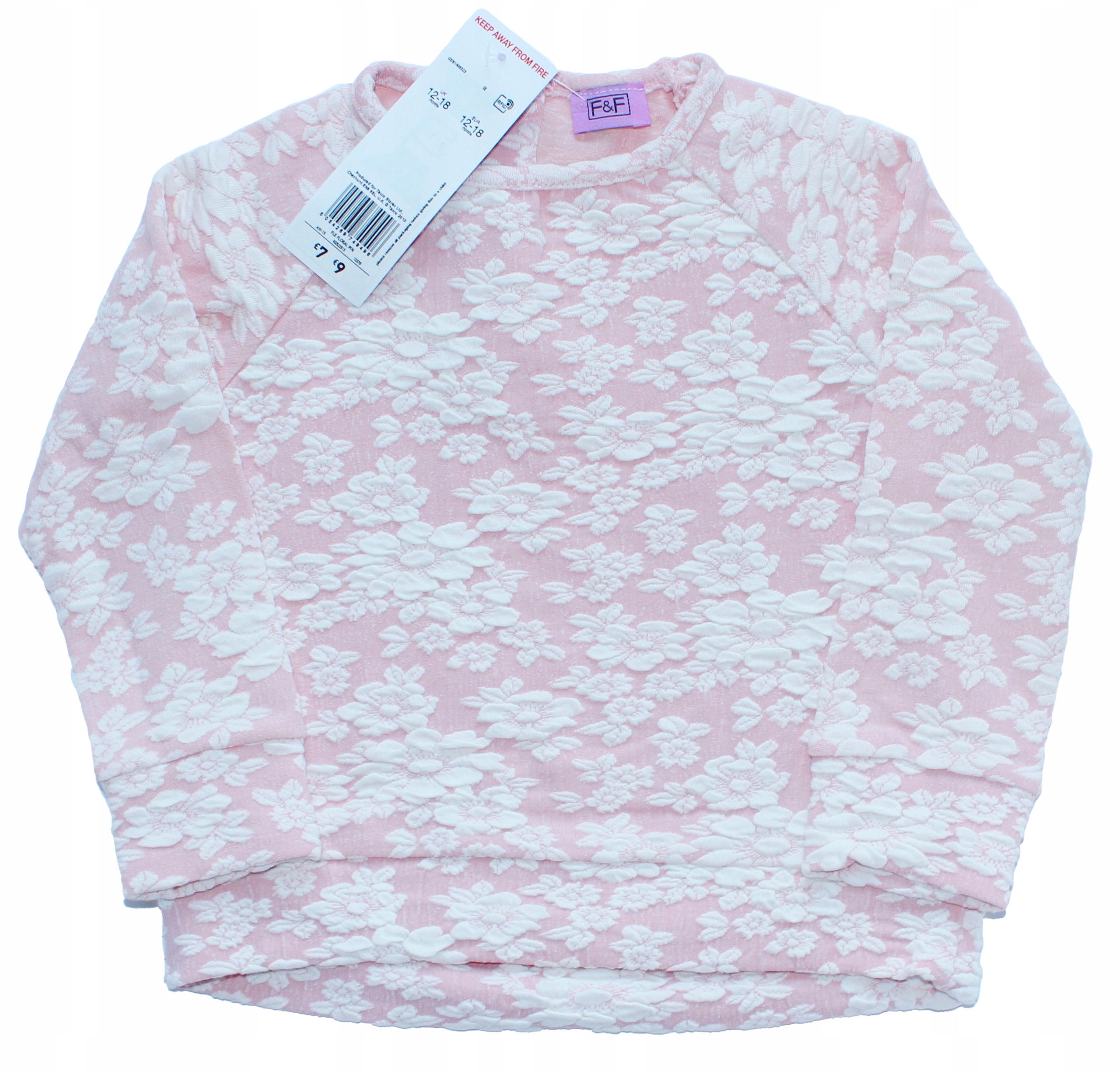 

śliczna bluza F&f kwiatki 86