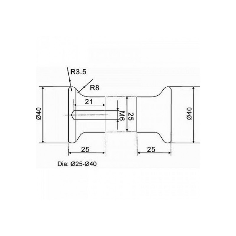 GAŁKA UCHWYT DO DRZWI KABINY PRYSZNICOWEJ CHROM Marka inna