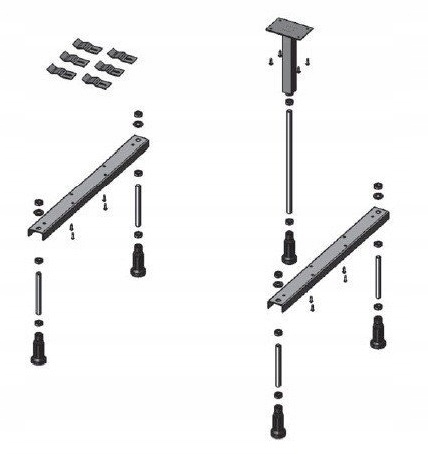 Nóżki wanny RIHO 08