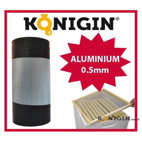 

Siatka do dennic aluminium, 370mm x 0.5mm, 1m.b