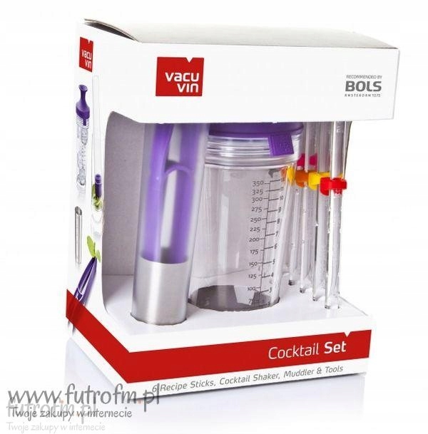 Shaker VacuVin sada na koktejly a mixér