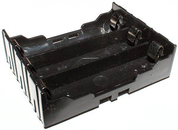 KOŠÍK 3 X 18650 PLIEŠKOV PCB PINY TLAČOVÝ KOŠÍK