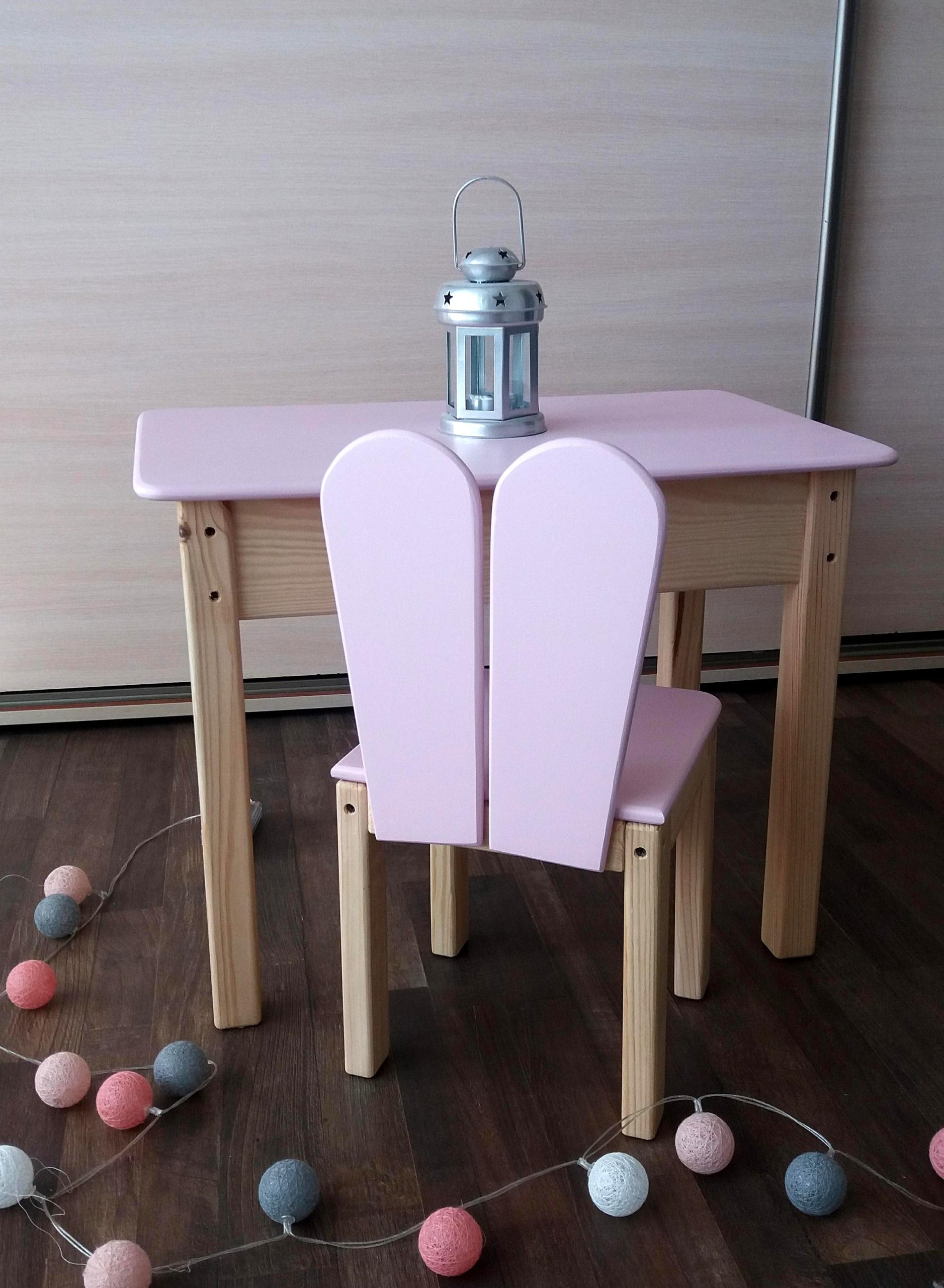 Stolik krzesełko królik meble z drewna dla dzieci Kod producenta 1010