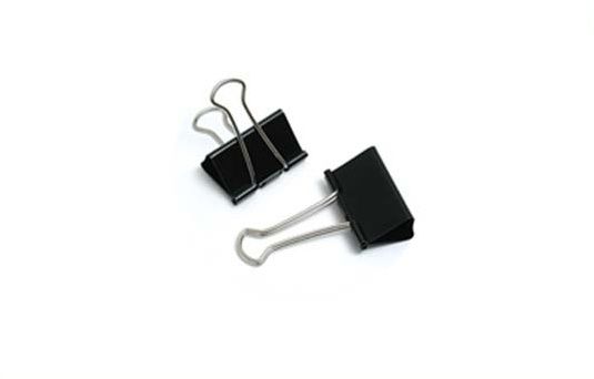 

Klip Biurowy 19 MM Idest Binder Clip Czarny 12 Szt