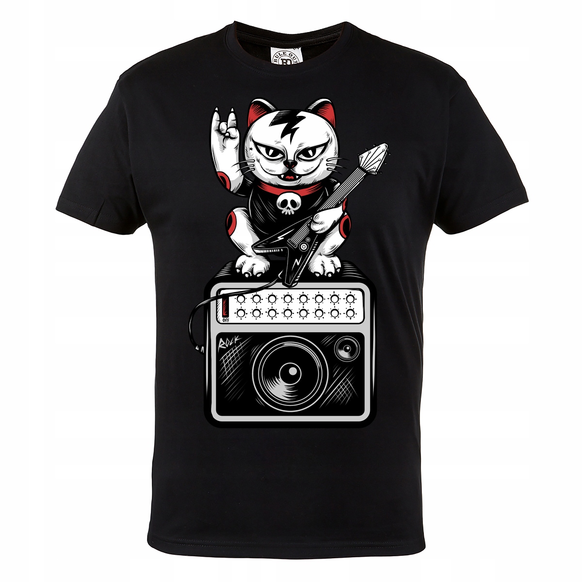 

Koszulka Muzyczna Rockowa Let's Rock Cat 04