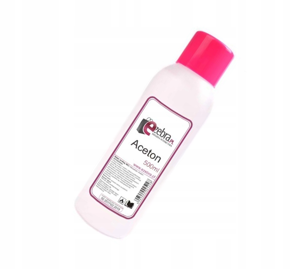 

Aceton Kosmetyczny Czysty Usuwa Żel Hybrydy 500ML