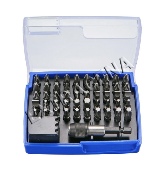 BOXO PROFESJONALNY ZESTAW BITOW 51 EL W PUDELKU Number of Elements sets