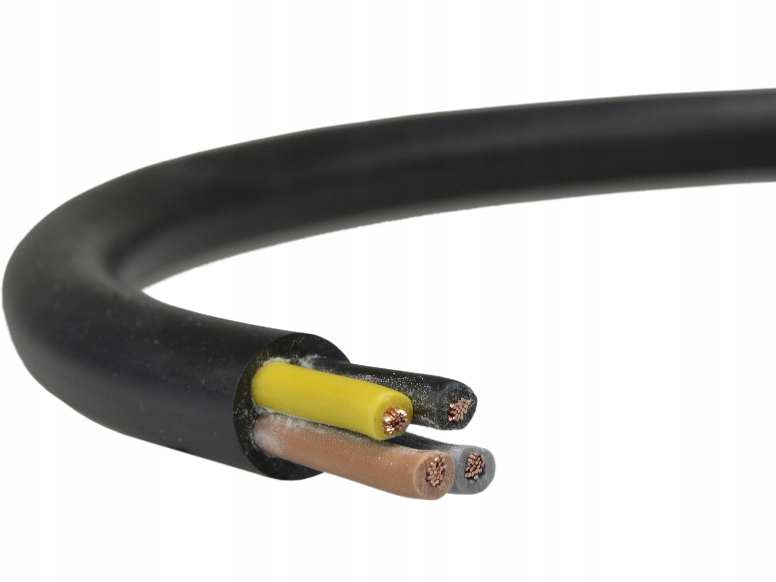 

Przewód kabel prądowy linka Owy 4x1,5 500V czarny