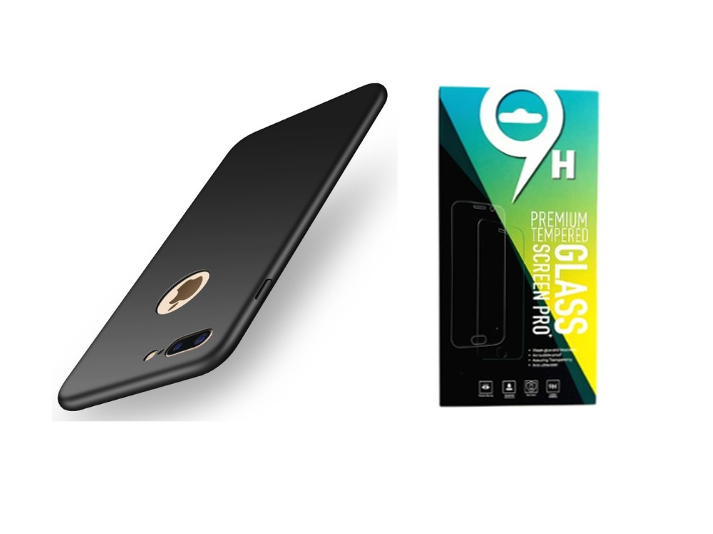 

Etui Ultra Slim Silky Touch Iphone 8 Plus + Szkło