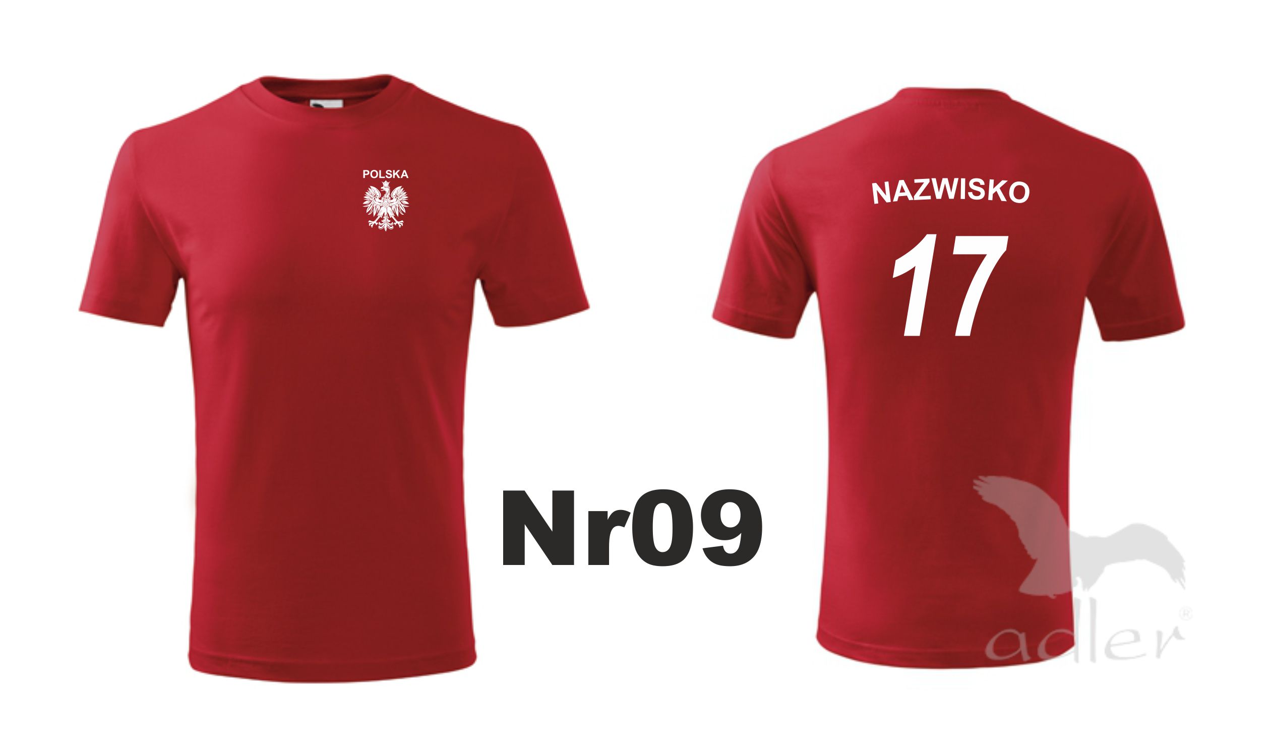 KOSZULKA SPORTOWA Z IMIENIEM NAZWISKIEM WF 158 Bohater Inny